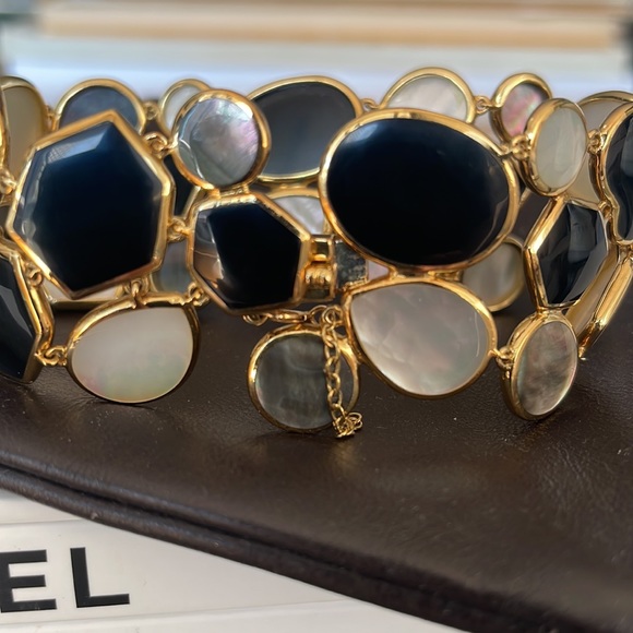 ❌SOLD❌Ippolita 18k YG Mother of Pearl Link Bracelet - Picture 4 of 8